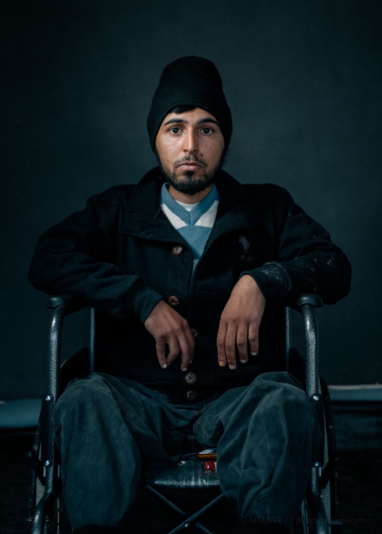 Hamad was born with a degenerative muscle condition. Given the choice between leaving his wheelchair, or being left behind, Hamad said he climbed aboard a raft on his hands and knees. After three hours of prayers and the hum of the engines, he found himself lifted out of the boat and onto European soil. "In Syria, I was nothing," he said. He hopes for a more promising future elsewhere.