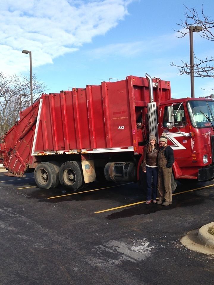 Tashjian with her proper truck.