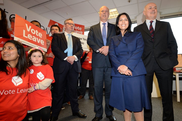 Michael Gove, Chris Grayling, Priti Patel and Iain Duncan Smith of Vote Leave. Gove, Patel and Duncan Smith have all praised the IFS in the past