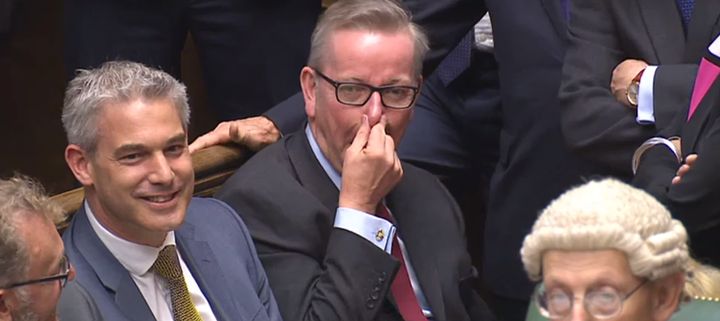 Michael Gove spotted by eagle-eyed Labour MPs