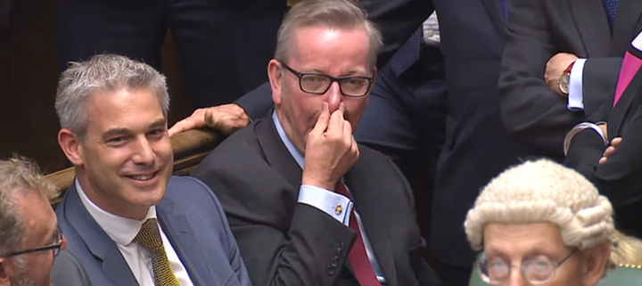 Michael Gove spotted by eagle-eyed Labour MPs