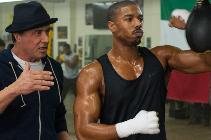 <strong>Sylvester Stallone and Michael B Jordan star in 'Creed'</strong>