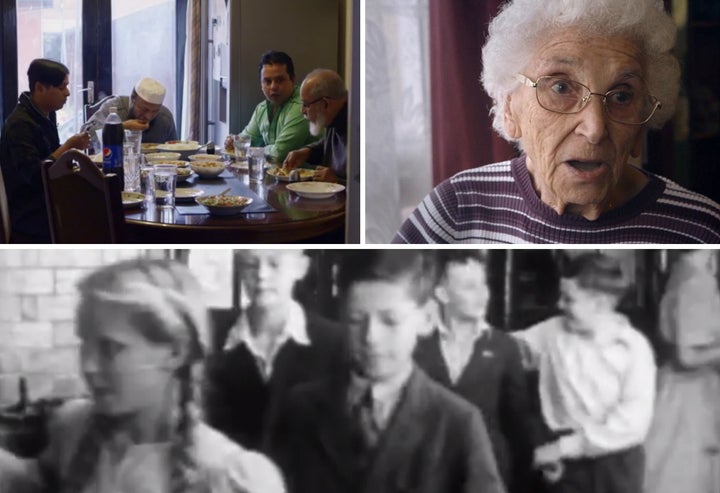<strong>The programme, stills featured from it above, was branded 'racist' by some viewers</strong>