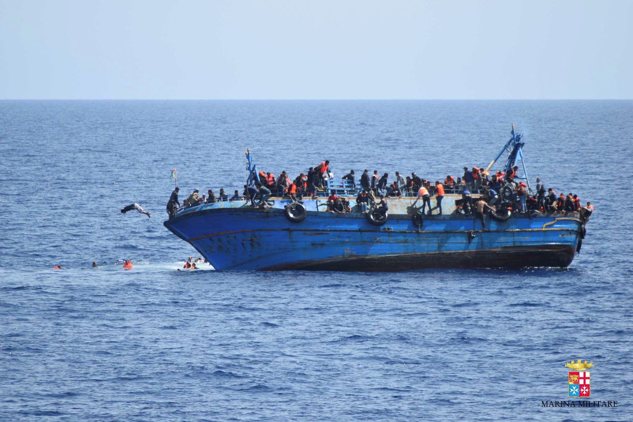 <strong>At least five migrants died and it is feared the death toll will rise further</strong>