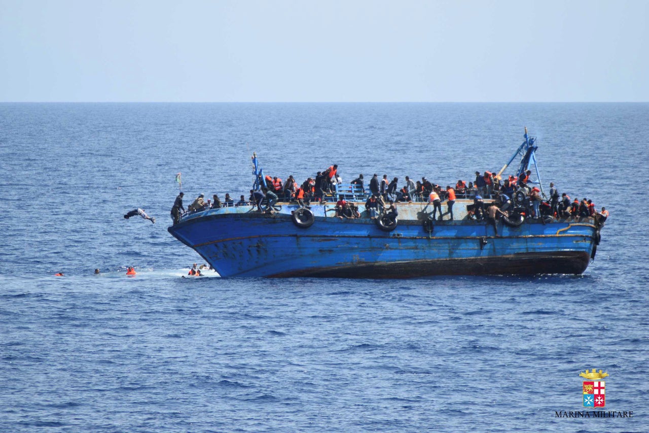 At least five migrants died and it is feared the death toll will rise further