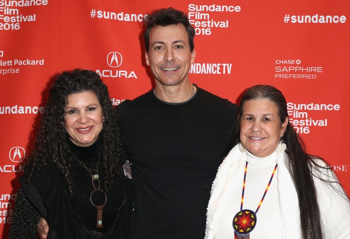 Will Allen attends the Sundance premiere of "Holy Hell" with his sisters, Amy and Cristala.