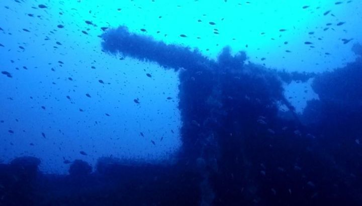 The wreck was found off the isle of Tavolara by diver Massimo Bondone