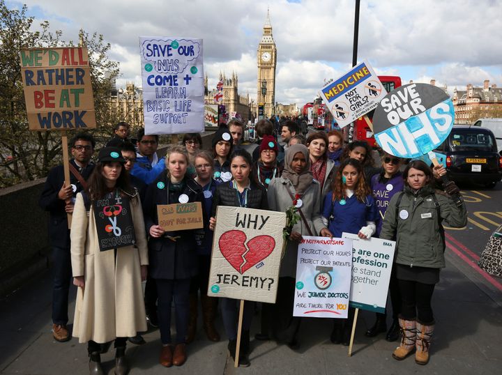 <strong>Tens of thousands of junior doctors spent months protesting having new pay and working conditions imposed on them</strong>