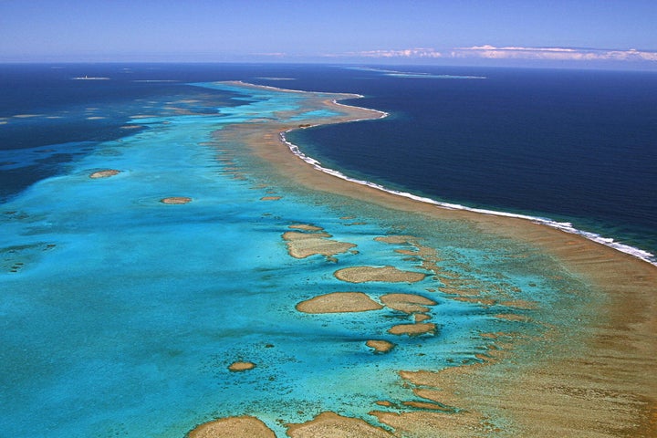 New Caledonia's coral reefs are under threat from bleaching.