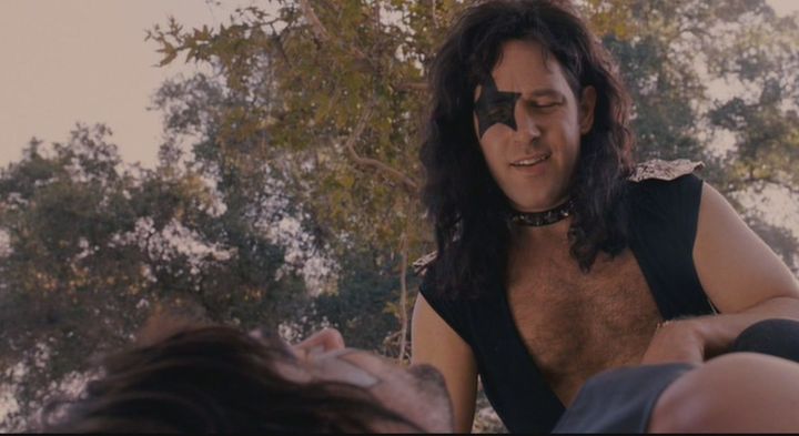 Paul Rudd dressed as Starchild in the movie "Role Models."
