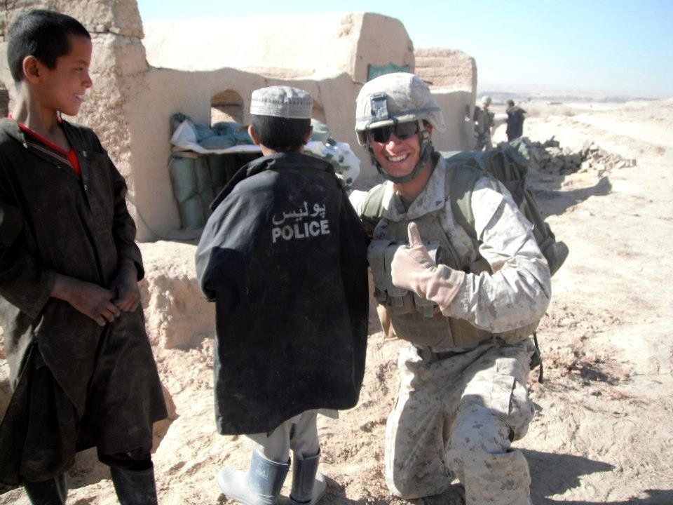 Ferreira in Afghanistan. 