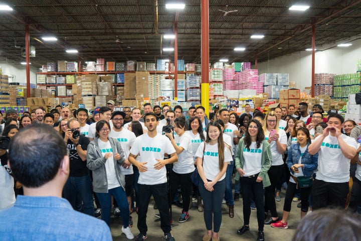 Boxed employees were psyched to learn the company would pay for their weddings.