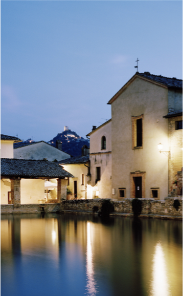 Bagno Vignoni, Tuscany.