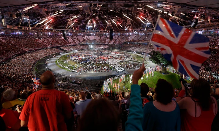 The London Olympics opening ceremony 