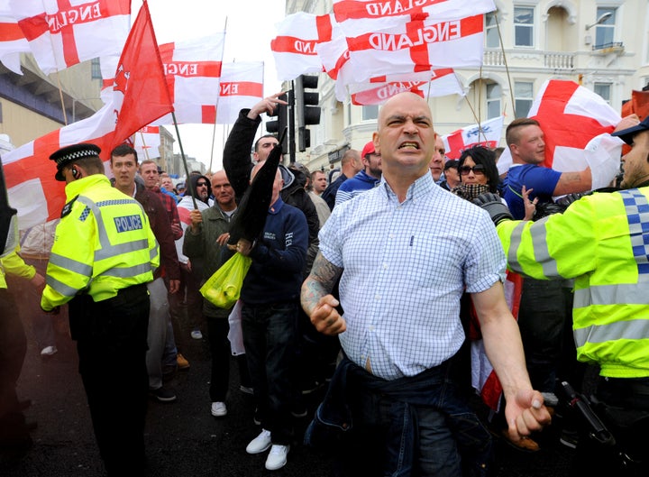 The March for England demonstration, held in Brighton on April 27, 2014, was the third most expensive rally to police, racking up a bill of £406,901.