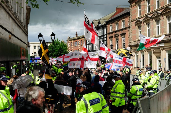 An EDL protest held in Rotherham on May 10, 2014 was the fourth most expensive march to police, costing £300,727.