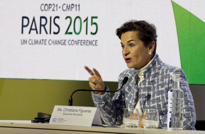 Christiana Figueres, chair of the UNFCC, said she doubted Trump would be able to renegotiate the climate deal. 