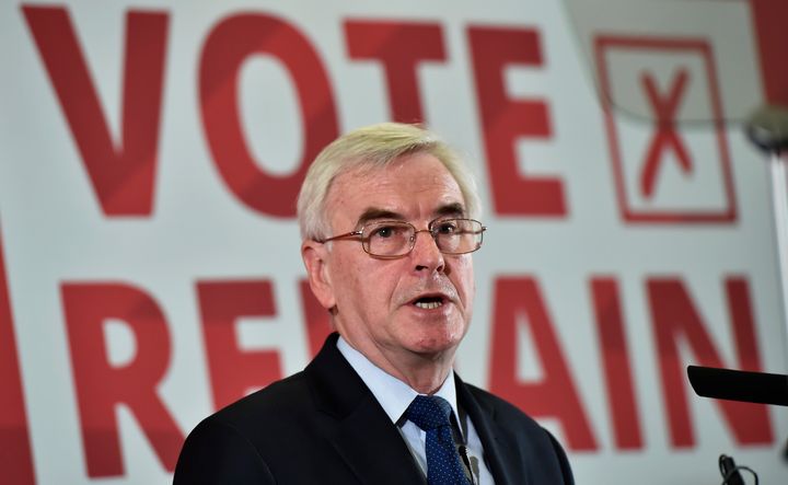 John McDonnell said migrants had 'kept our economy afloat'