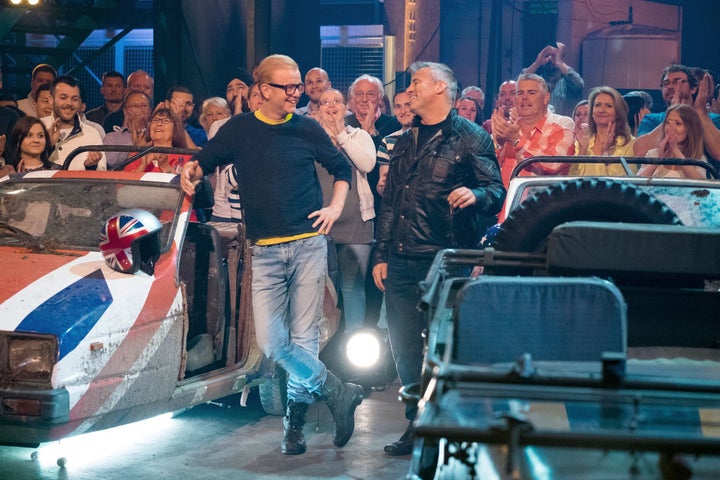 <strong>Chris hosts the show alongside Matt LeBlanc</strong>
