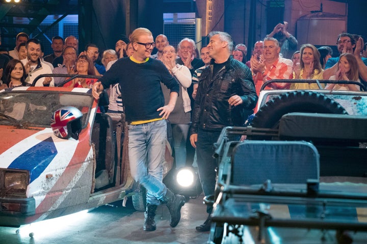 Chris Evans and Matt LeBlanc received a mixed reaction on 'Top Gear'