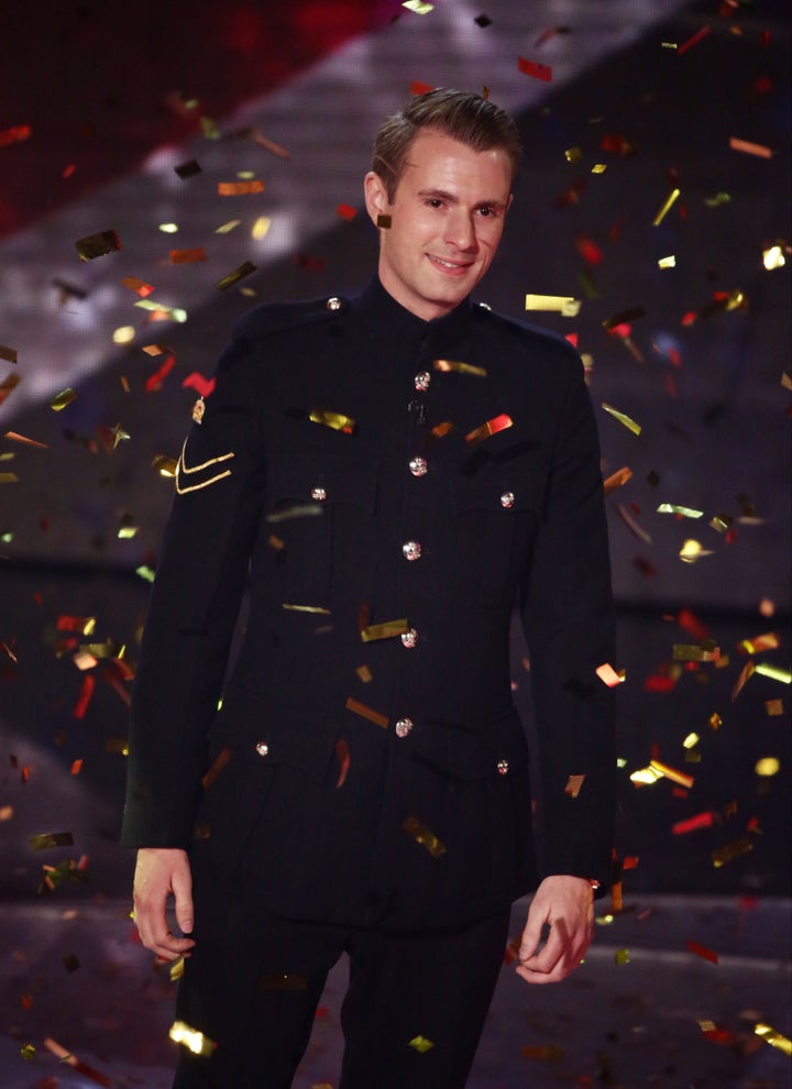 Richard Jones at the 'BGT' final