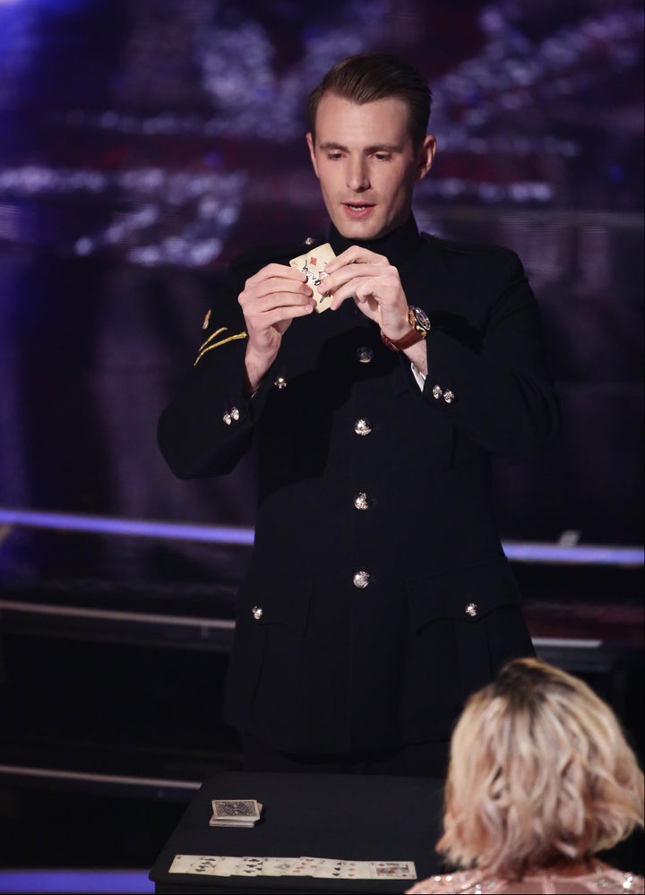 Richard Jones in the 'BGT' final