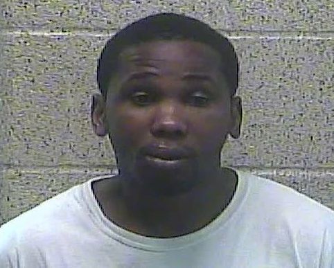 Anthony Burrus, 27, is accused of driving a car through a Memorial Day display in Henderson, Kentucky.