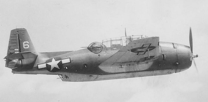 A TBM-1C Avenger torpedo bomber.