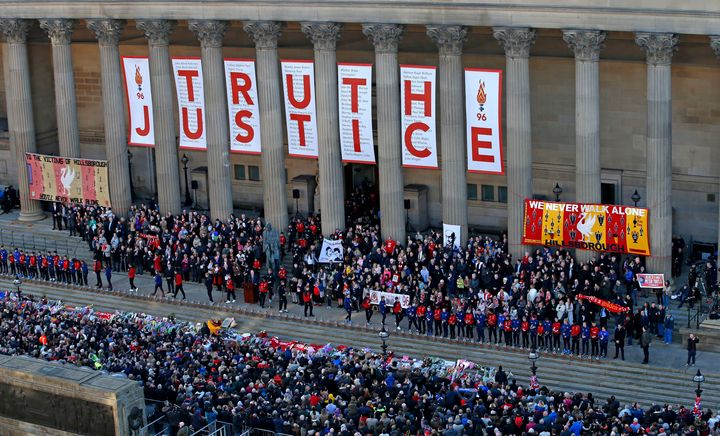 Liverpool residents celebrated 'truth' and 'justice' after it was revealed all 96 LFC fans were killed unlawfully