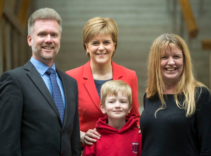 The Brain family have been supported by Scottish First Minister Nicola Sturgeon