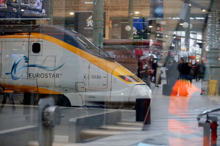Two Eurostar trains from Paris Gare du Nord station were cancelled Monday night after a passenger tried to get a Second World War bomb through security