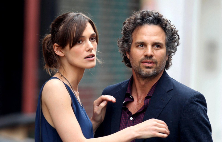 Keira starred with Mark Ruffalo in director John Carney's 'Begin Again'