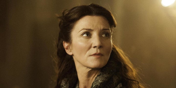 Michelle Fairley as Lady Catelyn Stark.