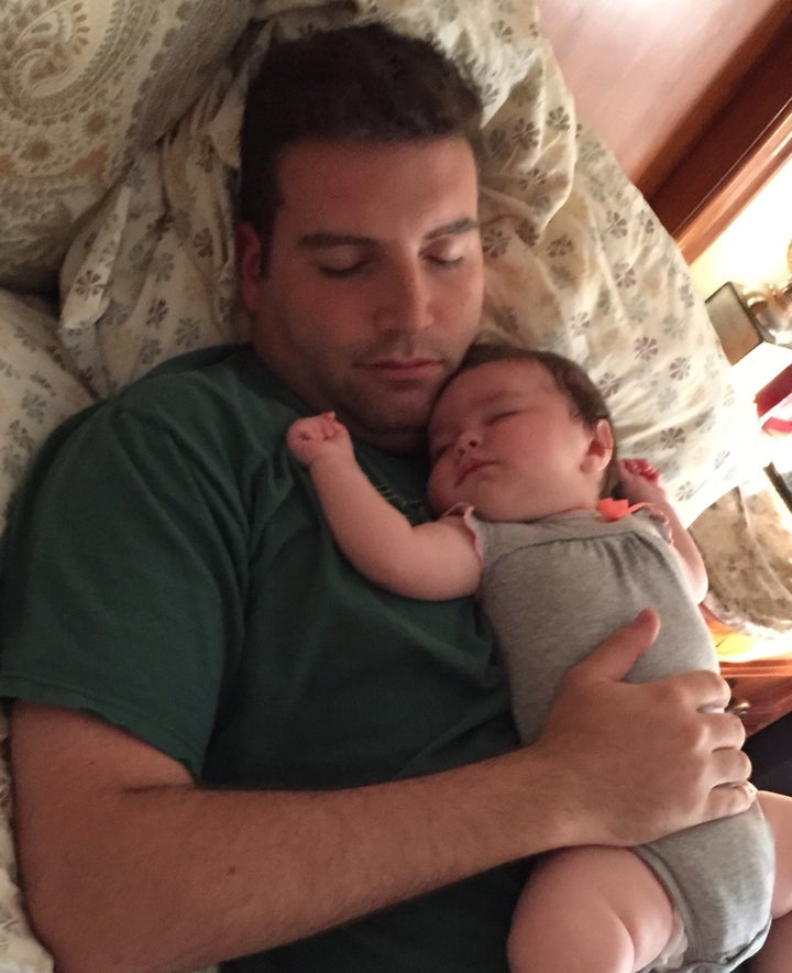 Bob with his daughter, Giavanna; photo courtesy of Danielle DiMarzo