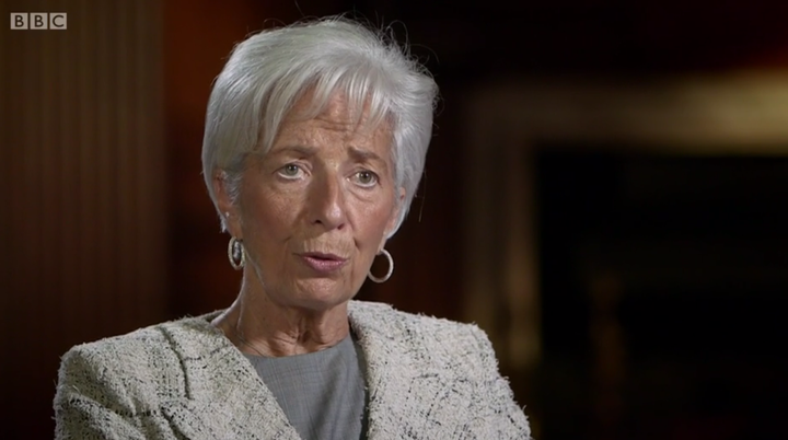 IMF chief Christine Lagarde