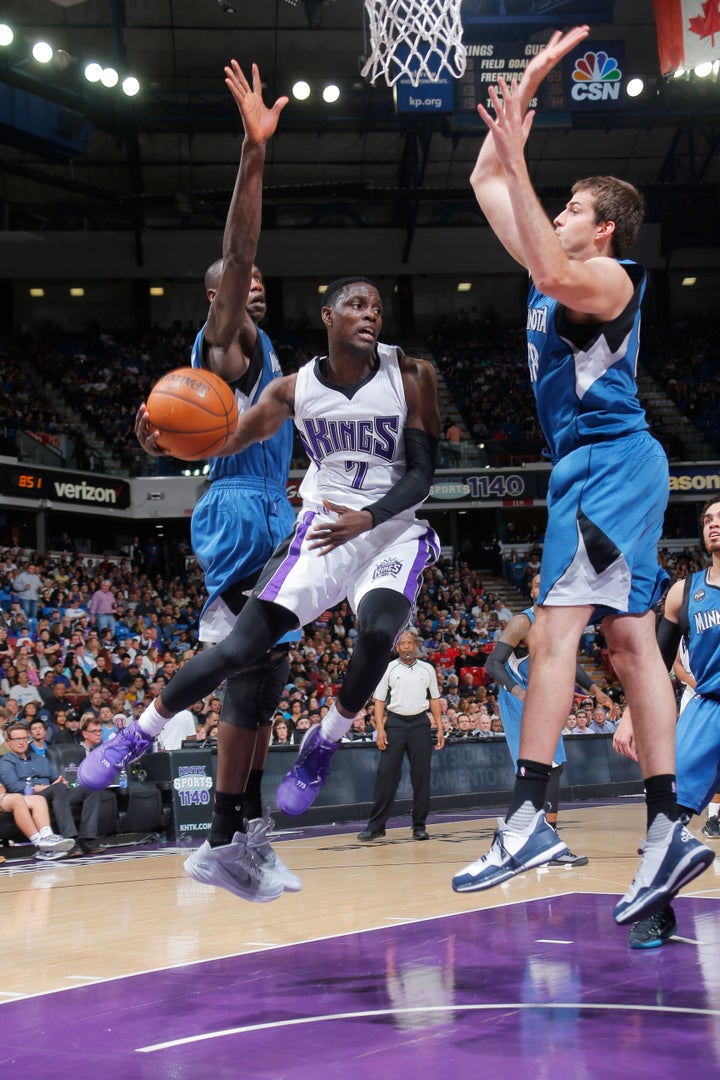 Darren Collison, No. 7 of the Sacramento Kings, was arrested Monday.