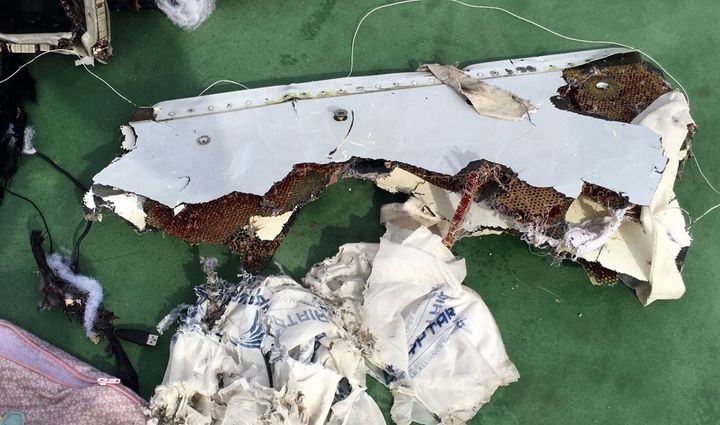 A French ship has picked up signals from deep under the Mediterranean Sea, presumed to be from black boxes of the crashed EgyptAir flight MS804