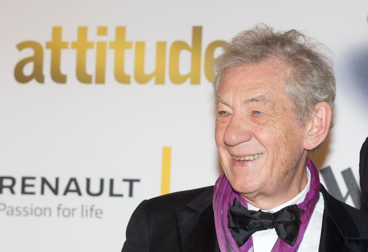 <strong>Sir Ian McKellen offered his support to the young activists</strong>