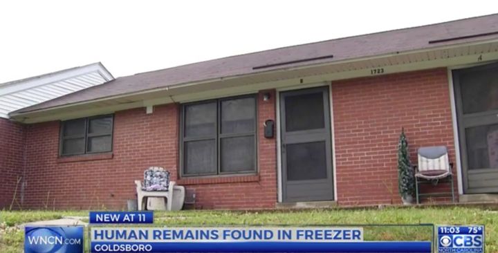 Police in North Carolina are investigating after human remains were allegedly found in a freezer that came out of this home.