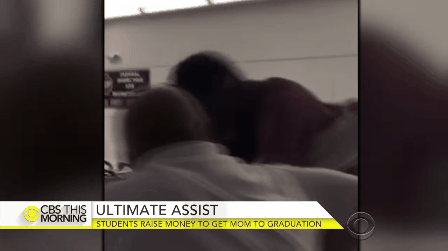 The moment Tertsea and Ikpum reunited at the airport.