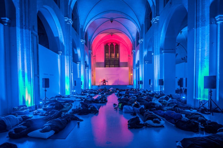 Robert Rich's Sleep Concert at the CPH PIX Film Festival in Copenhagen, Denmark, in 2015.