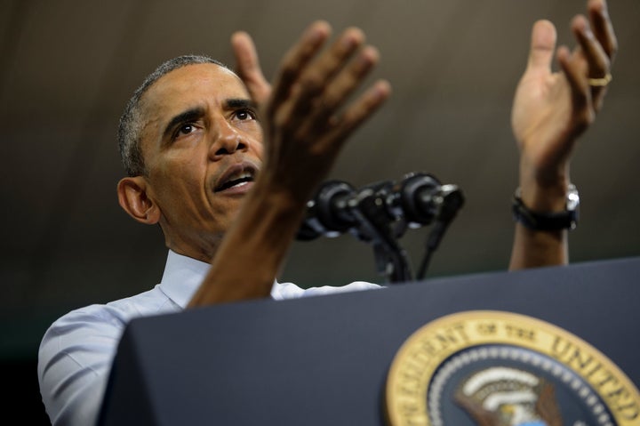 President Barack Obama came out in support of expanding Social Security benefits in a speech in Elkhart, Indiana on Wednesday, June 1, 2016.