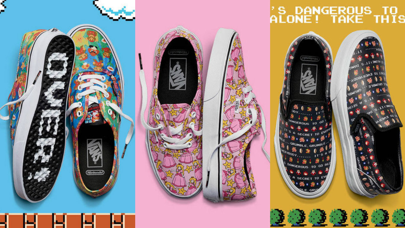 vans nintendo adulte