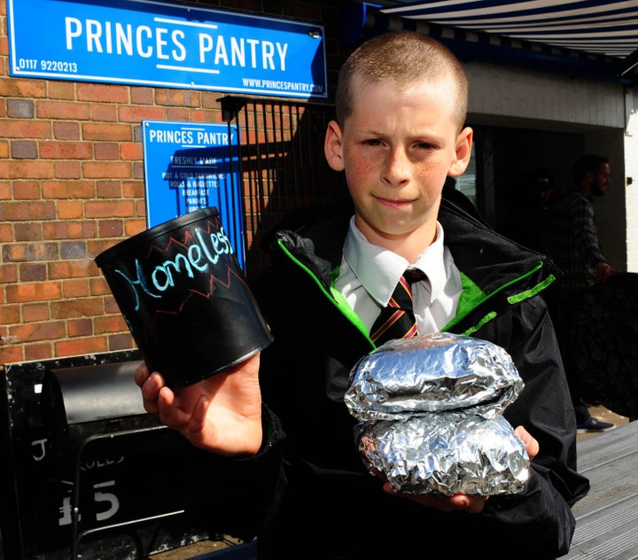 Hamish Anderson outside Princes Pantry in Bristol