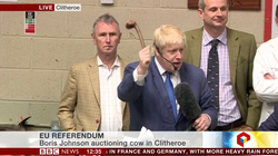 Boris Johnson Just Auctioned A Cow for Brexit