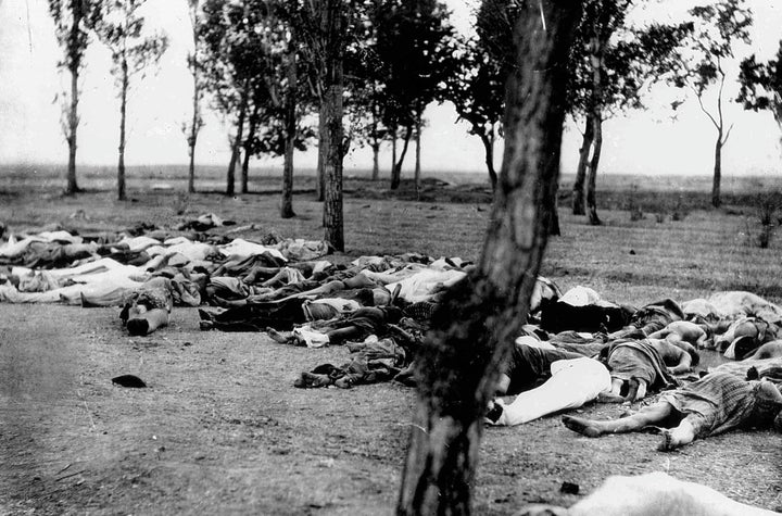 Armenians killed by Ottoman Turks during the Armenian Genocide in 1915.