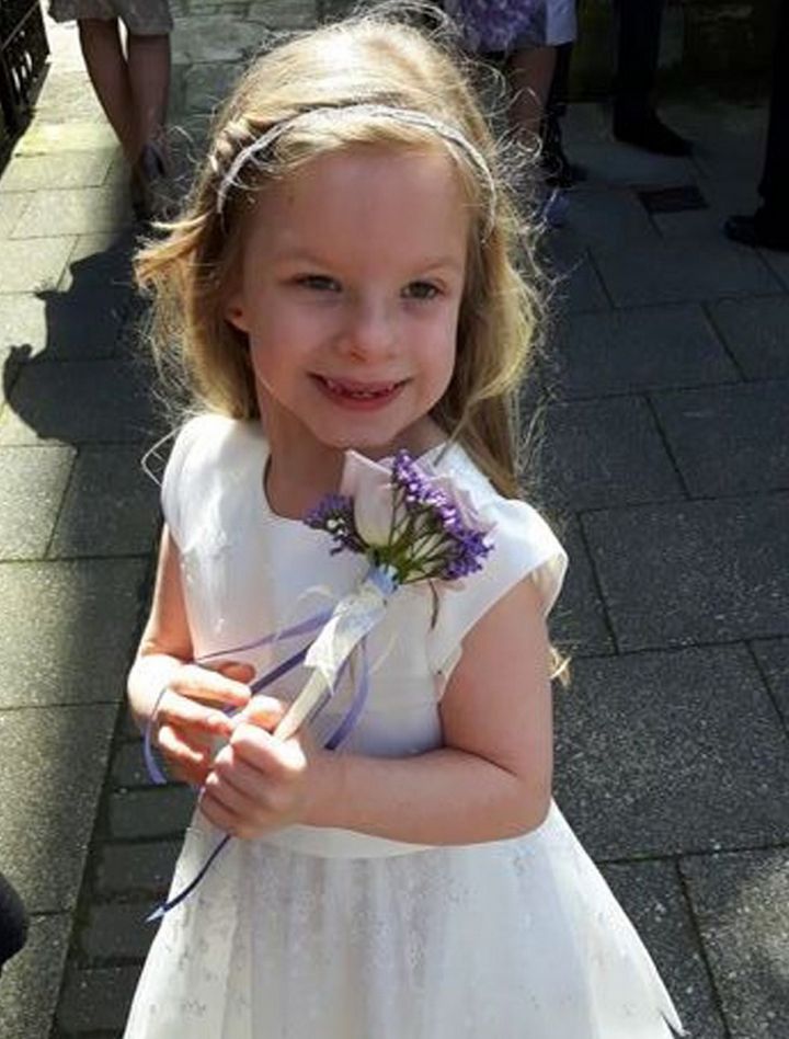 <strong>Keziah, six, was found unconscious next to the body of her father, Darren Flux-Edmonds</strong>