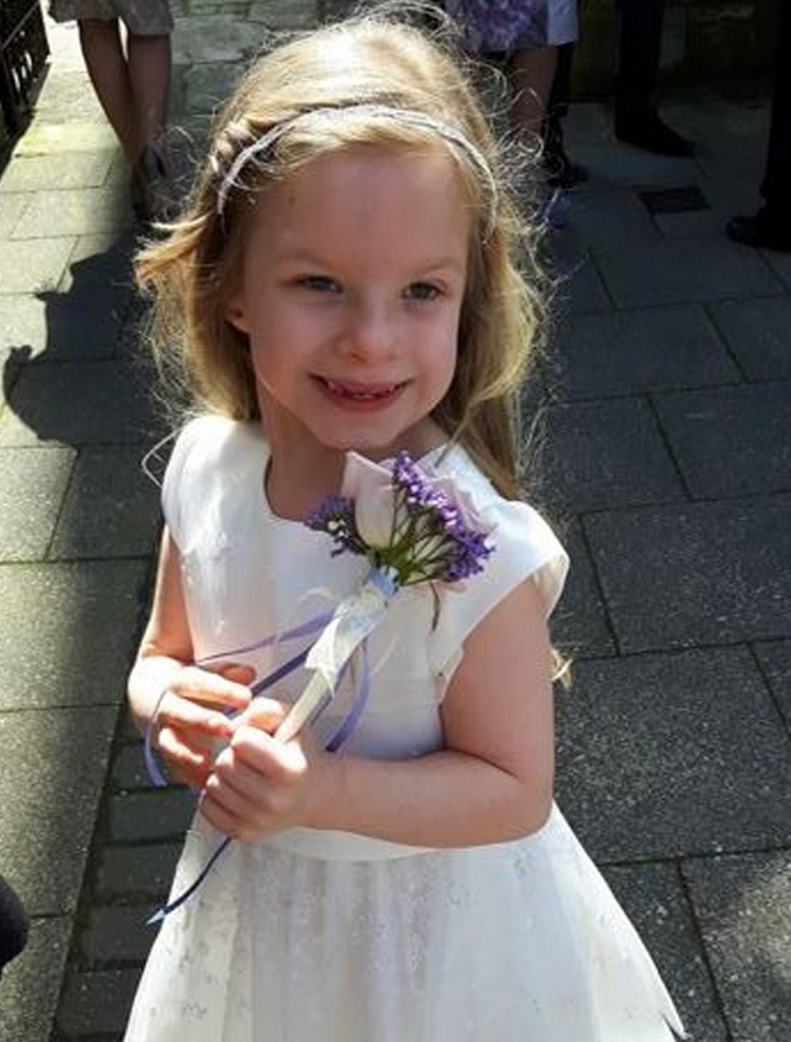 Keziah, six, was found unconscious next to the body of her father, Darren Flux-Edmonds