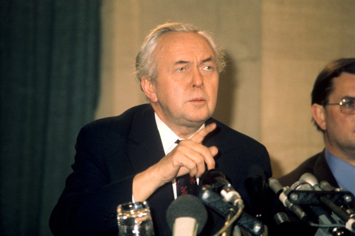 Former Prime Minister Harold Wilson