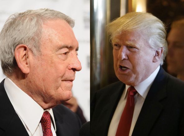 Legendary newsman Dan Rather lashed out against Donald Trump, who attacked the press for asking him basic questions about his own previous statements. 